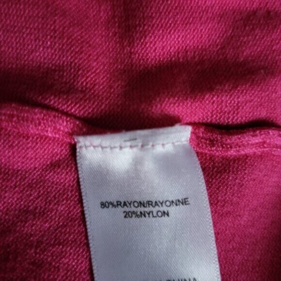 Rickis Pink Cold Shoulder Sweater Sz Large - Picture 2 of 5